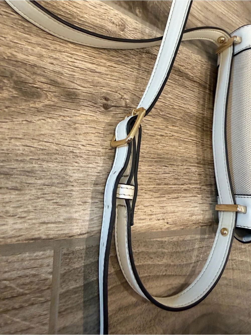 Nine West white crossbody bag